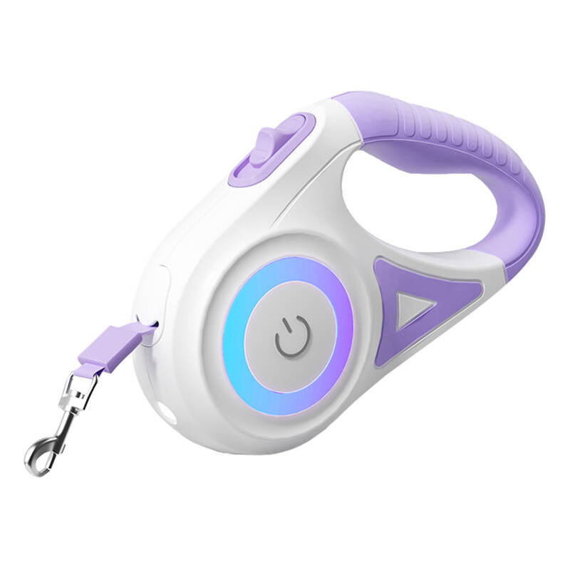 Lesă Automată Retractabilă pentru Câini Rojeco 5m cu LED și RGB