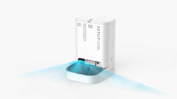Hrănitor Automat Petkit YumShare DualHopper 5L cu Două Compartimente - imagine 5