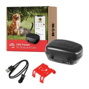 Tracker GPS pentru Câini și Pisici Dogtrace DOG GPS Mini – Localizare în Timp Real, Rezistent la Apă IPX7, Acoperire Europeană