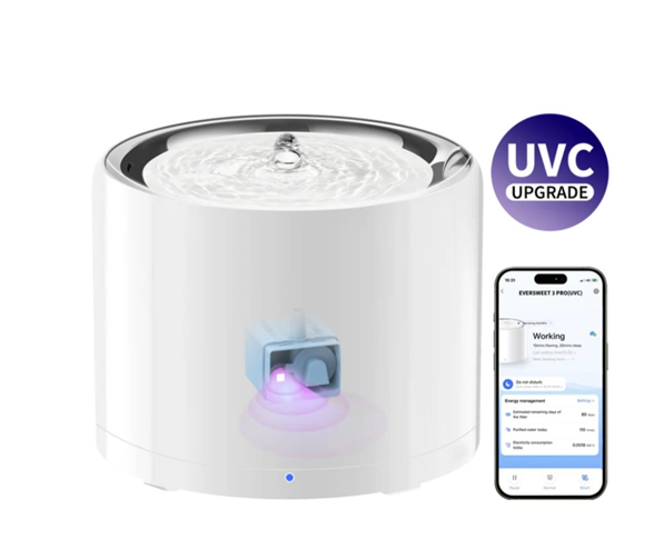 Fântână de Apă Inteligentă Petkit Eversweet 3 PRO UVC