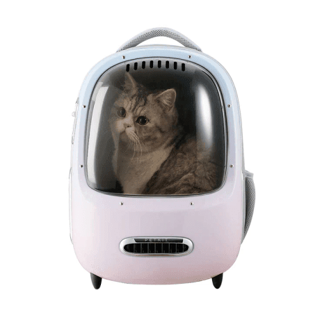 Rucsac de Transport Pisici Petkit Breezy 2 cu Ventilație și Hublou