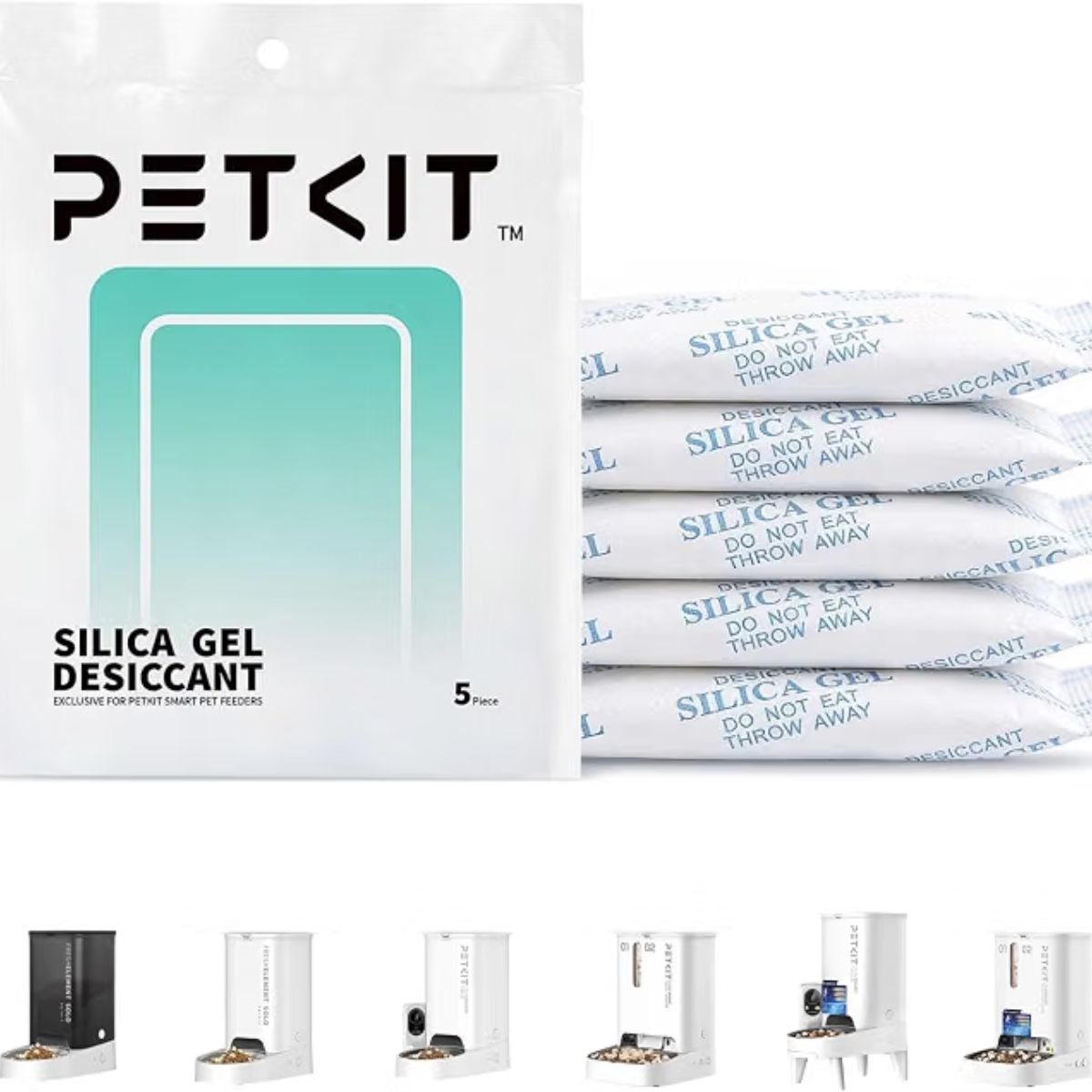 Set 5 pungi desicant silica gel Petkit YumShare Solo, Dual & Fresh Element